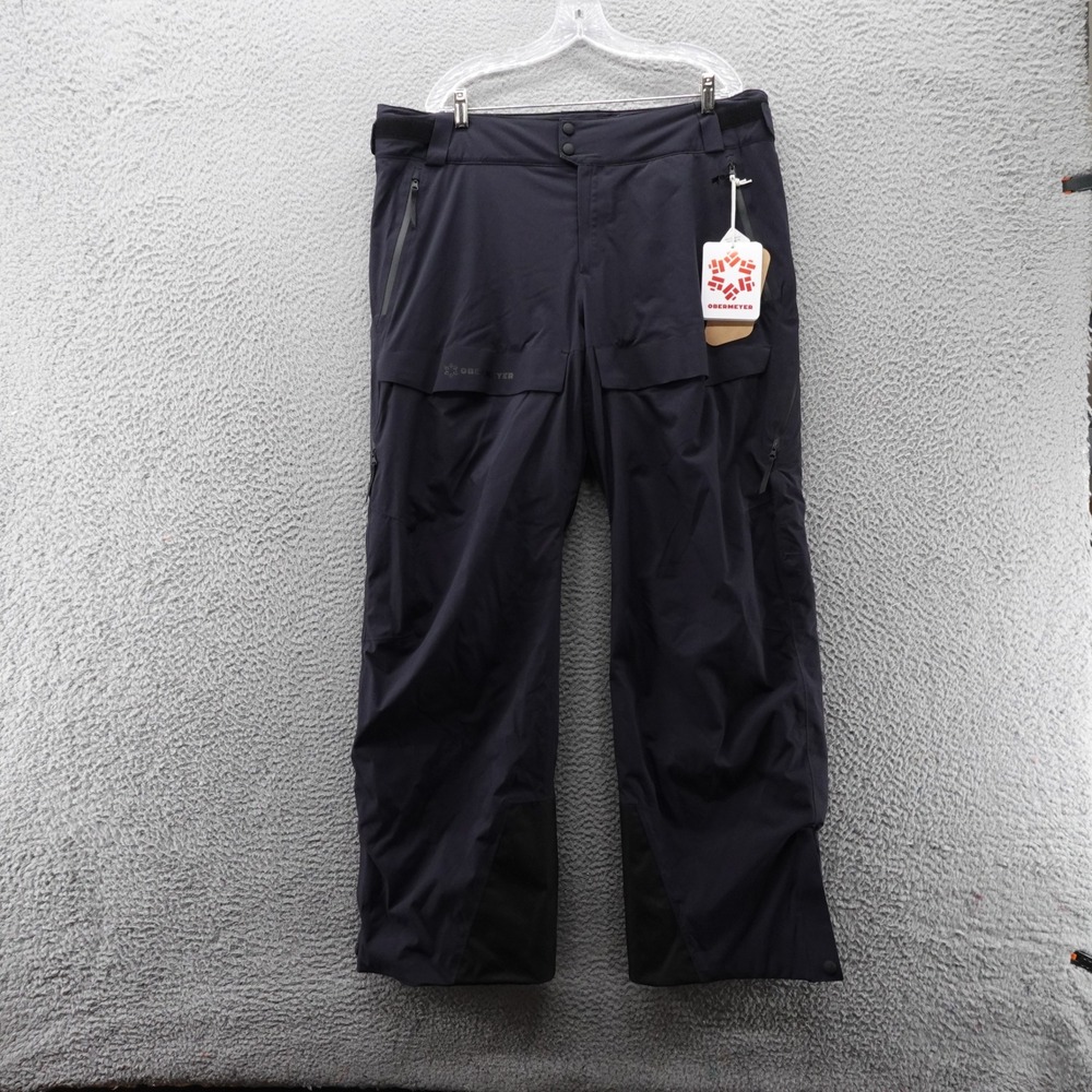 Obermeyer Mens‎ Ski Snowboard Oberreute Pants XL Black Insulated Outdoors NWT